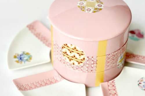 ポーセラーツ　銀座　メルシー銀座　お重　 (1)